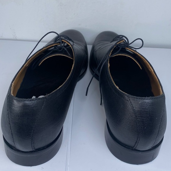 Boss Nordstrom Black Leather Derby Dress Lace Up Tie Luxury Designer Shoes